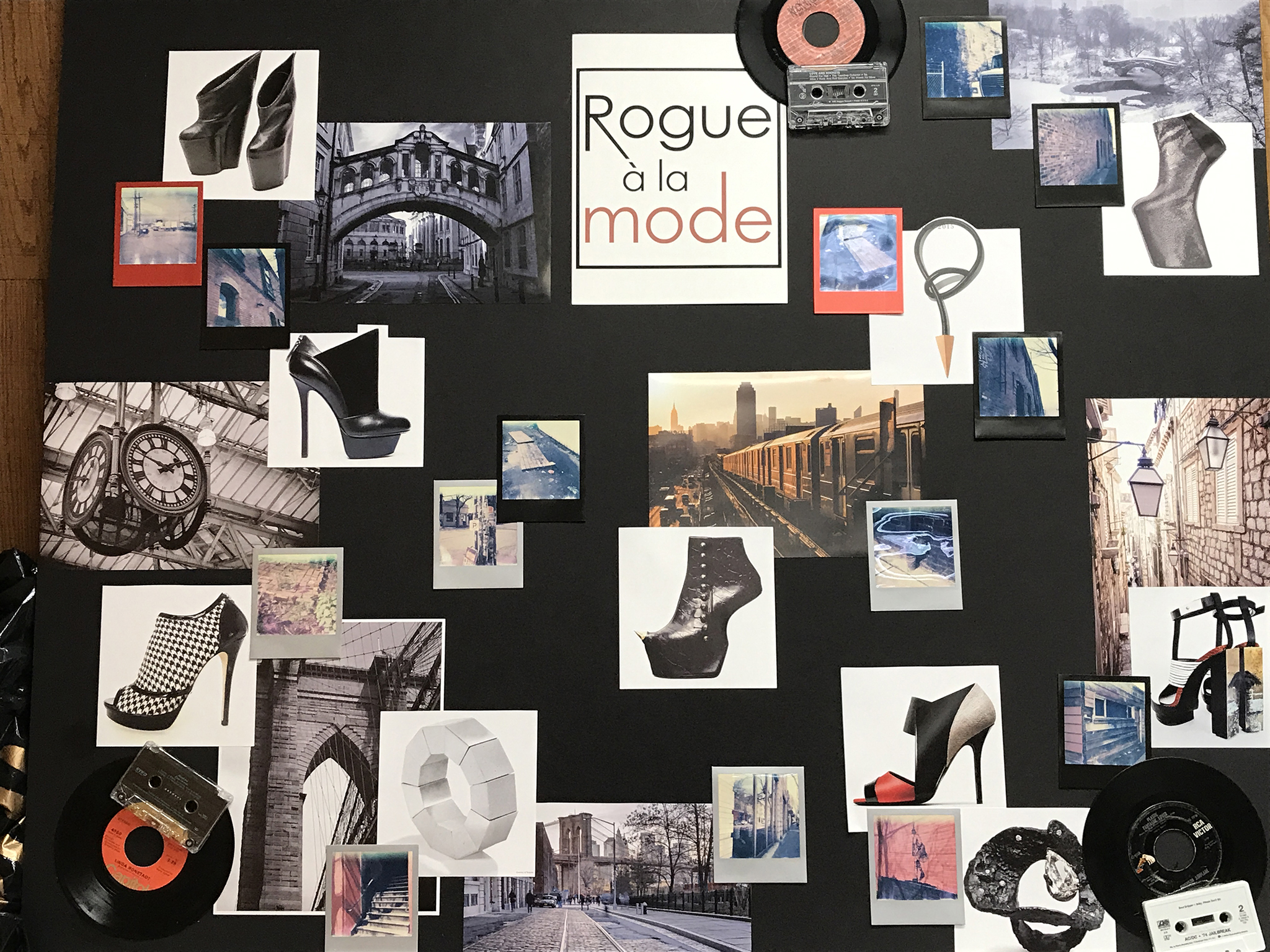 Behind The Scenes: Mood Board for the Rogue a la Mode line.