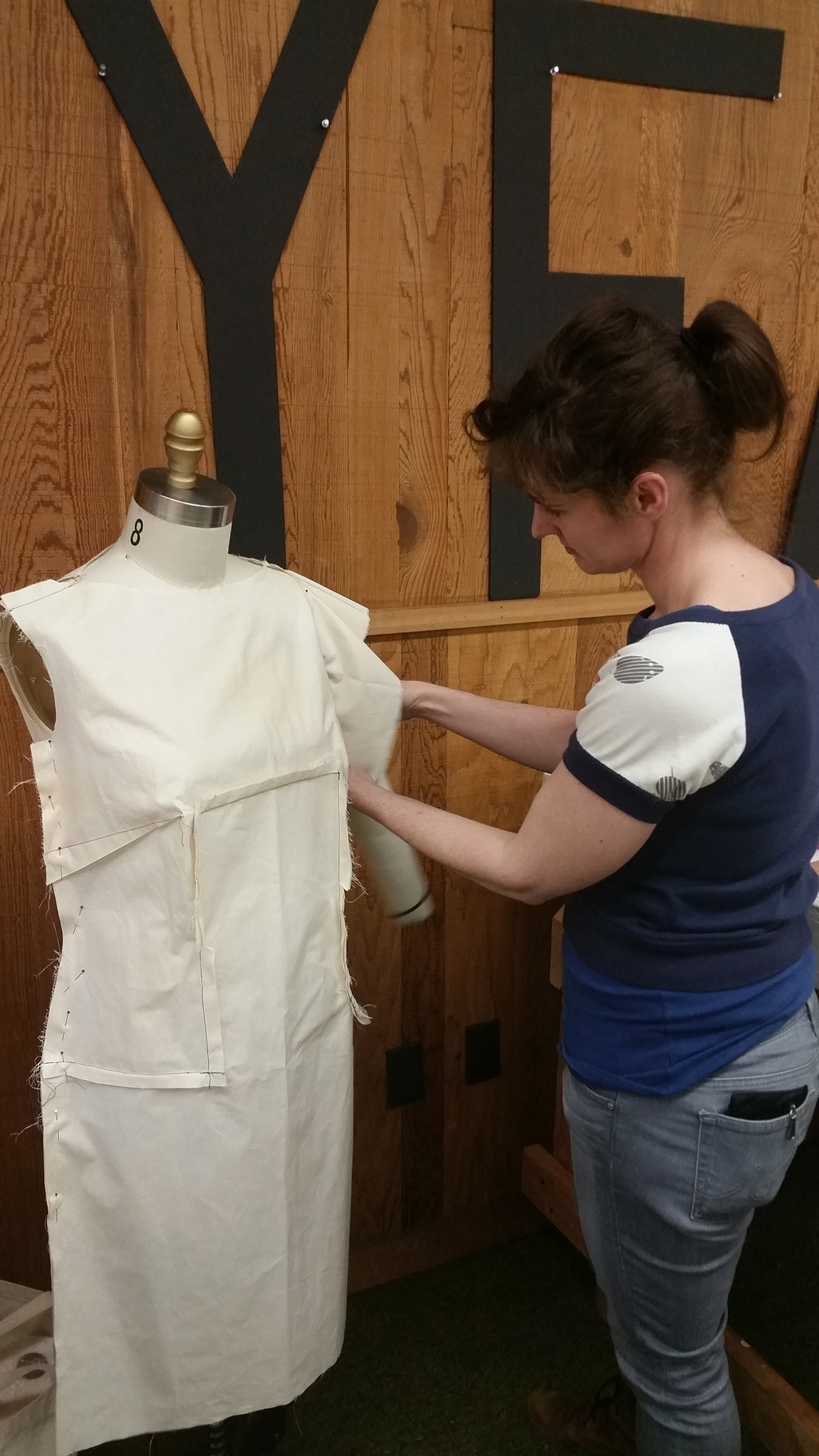 Creating my line: images of drafting and pattern making